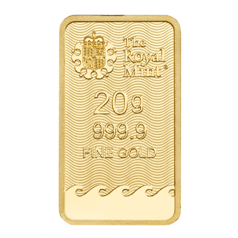 Image for 20 gram Britannia Gold Bar from TD Precious Metals